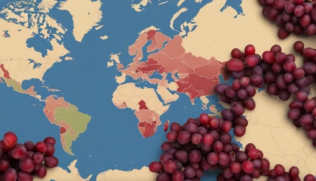 Global Footprint of Pinot Noir