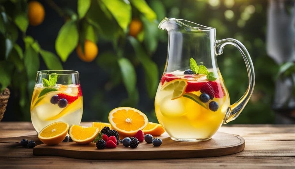 White wine sangria