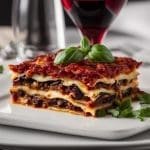 wine pairing with eggplant lasagna