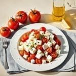 wine pairing with feta and tomatoes