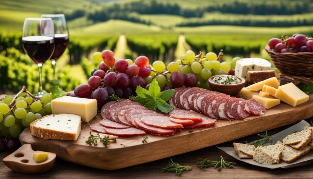 Barossa Valley gourmet charcuterie platter