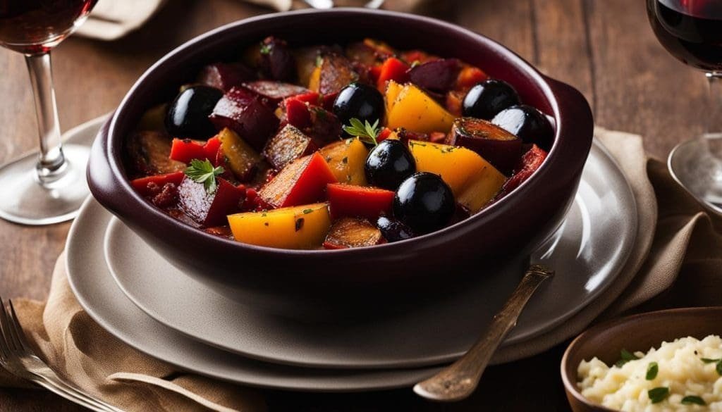 Pairing wine with ratatouille