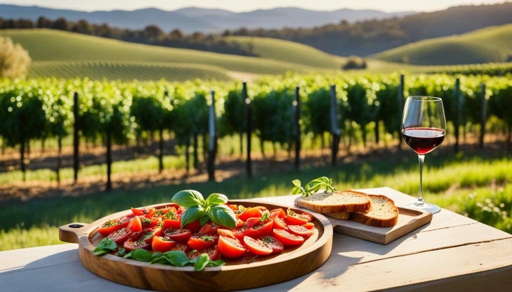 best wine for bruschetta australia