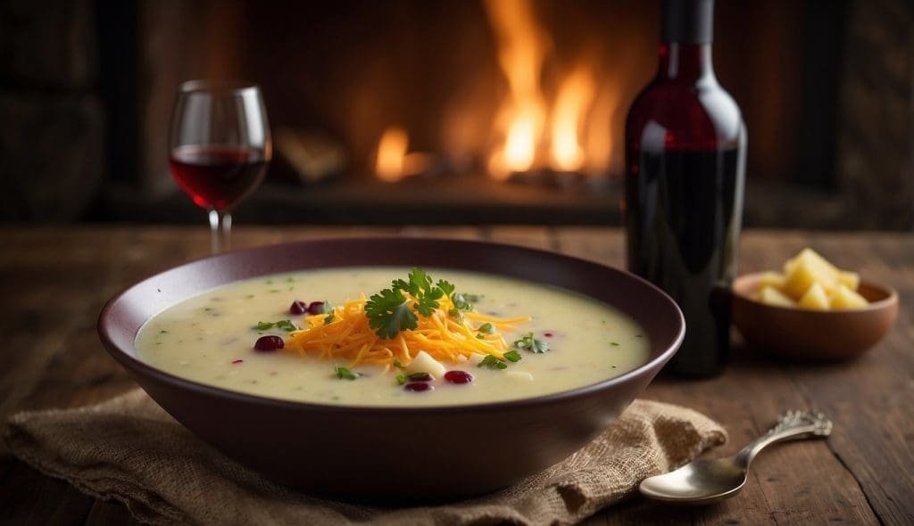 wine pairing with potato soup
