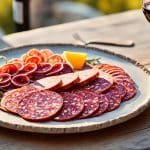 wine pairing with salami