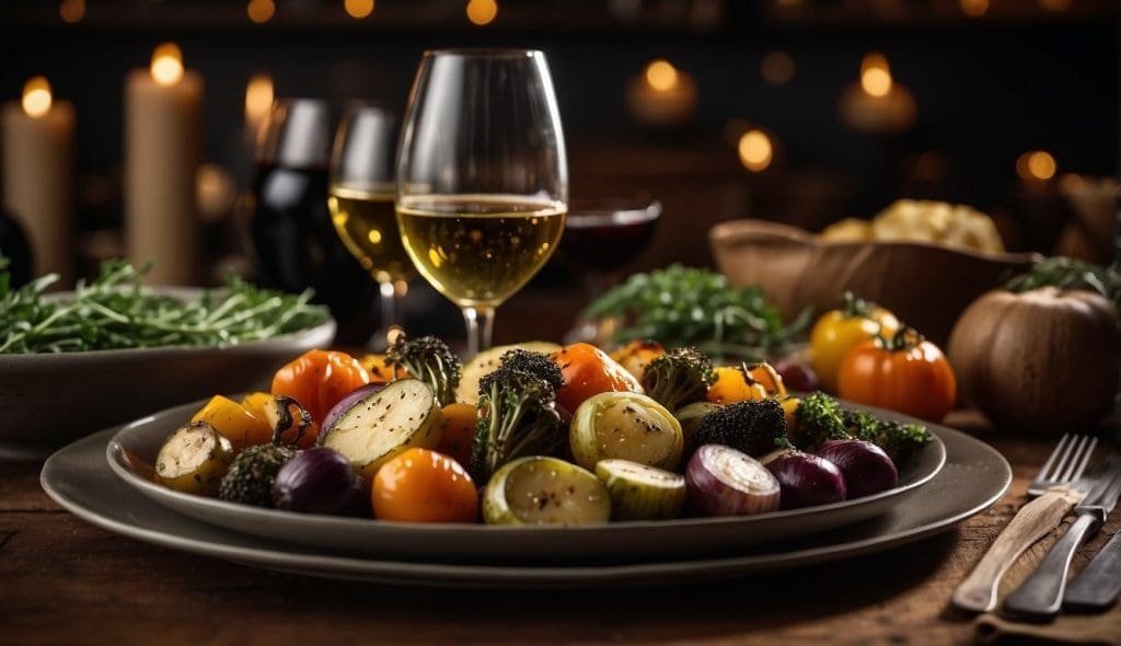 wine pairing with roasted vegetables