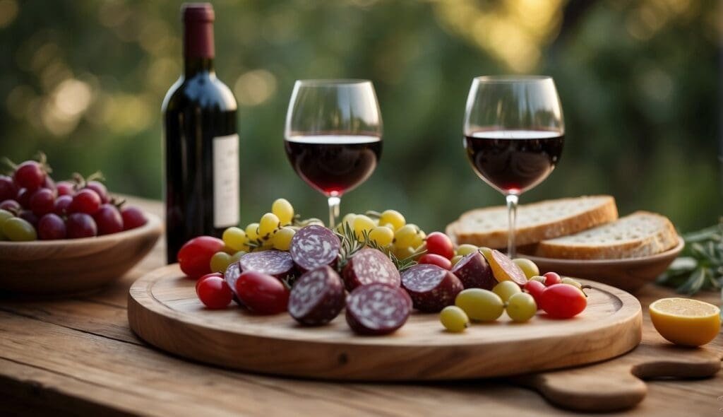 wine pairing with antipasto