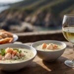 wine pairing with seafood chowder