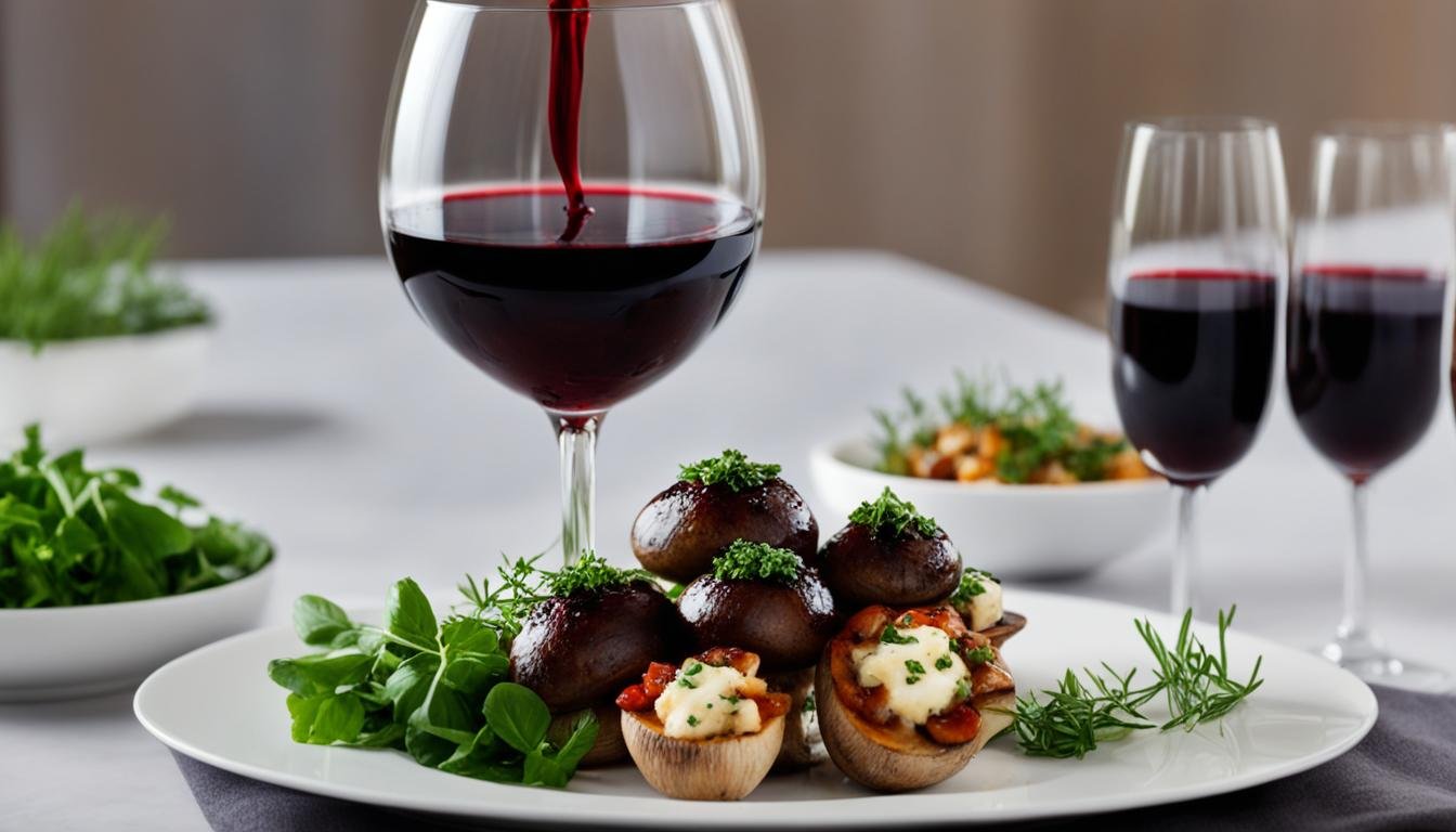 best wine for stuffed mushrooms