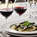 best wine with mushroom ravioli