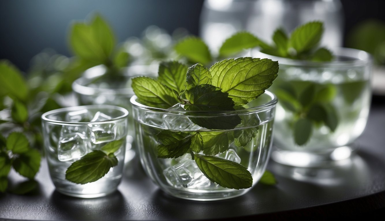 mint simple syrup