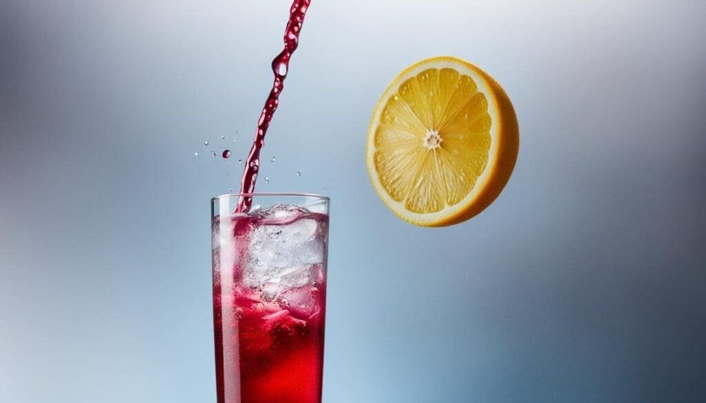 red wine with soda