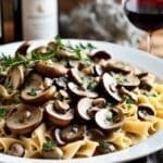 best wine for mushroom stroganoff