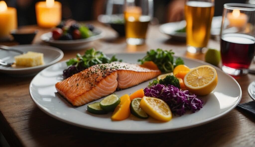 wine pairing with cedar plank salmon