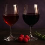 Grenache vs Mourvedre, two glasses side by side