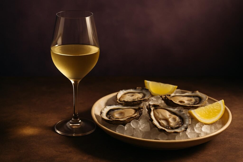 Hunter Valley: Australia's Oldest Wine Region and Its Strangest White 2 Glass of Semillon next to oysters on ice