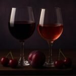 Merlot vs Pinot Noir, two glasses side by side